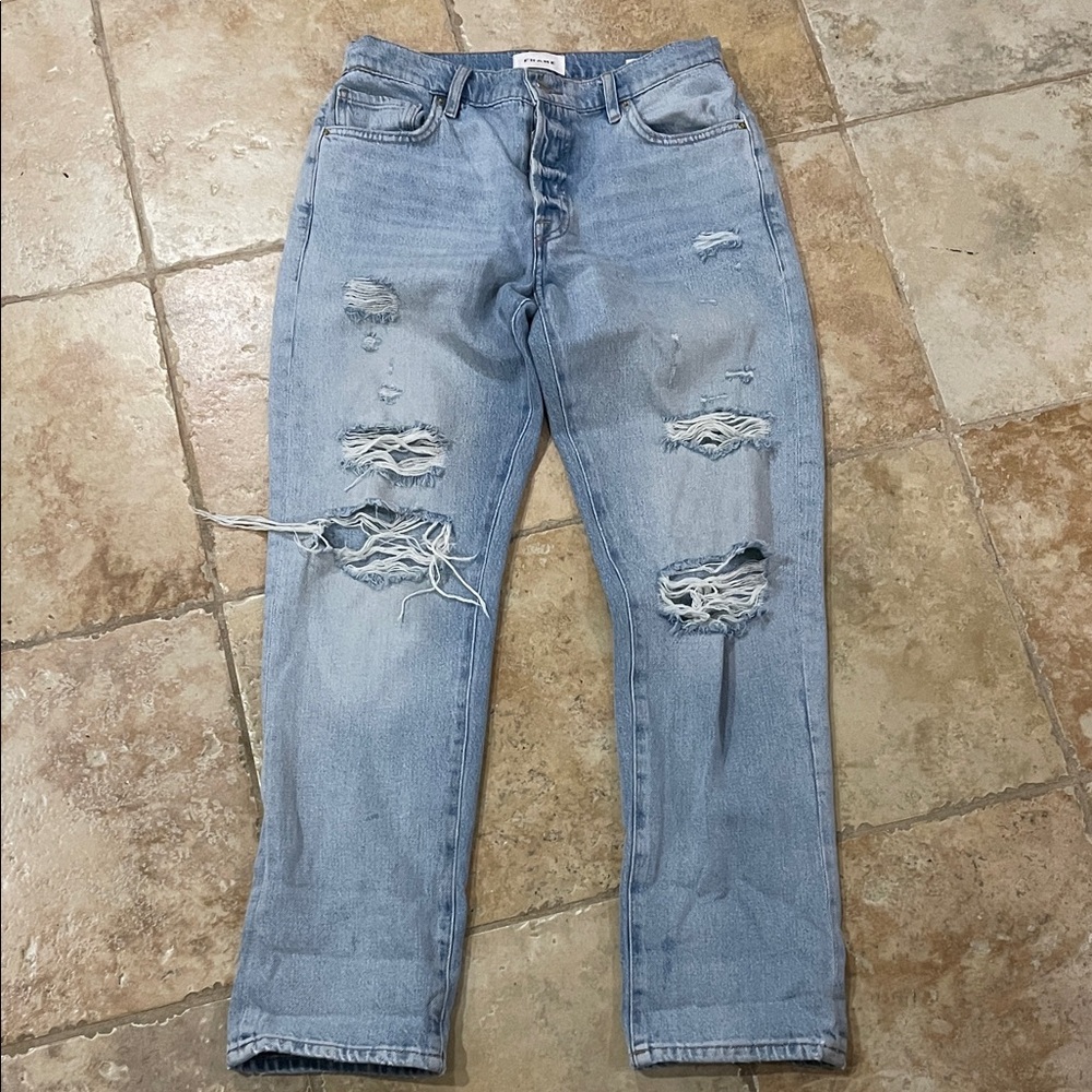 Frame Denim Le Slouch Light Blue Jeans